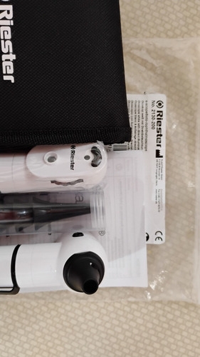 Otoscopio Oftalmoscopio Riester Blanco Con Luz Directa 2.5v
