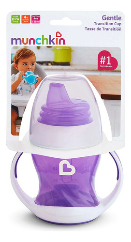 Copo De Transição 120ml Infantil Roxo Munchkin