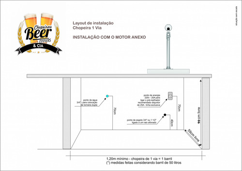 Chopeira Elétrica Torre Naja Congelada Completa Para Chopp - Beercoolers