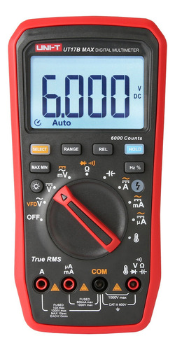 Uni-t Multímetro Anti-interferencias Emc Vfd Ut17b Max
