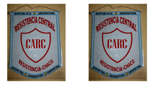 Banderin Mediano 27cm Resistencia Central Chaco