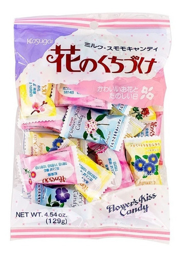 Bala Flor Flower Kiss Candy Kasugai 129g Importado Japão