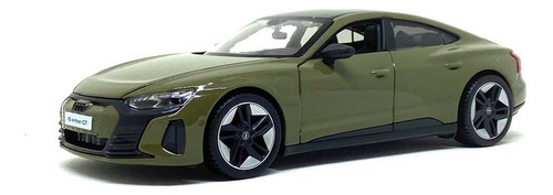 Miniatura Carro Audi Rs E-tron Gt 2022 1:24 Maisto Verde Cor Verde Oliva
