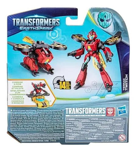 Transformers Earthspark Warrior Class Terran Twitch Figura 5
