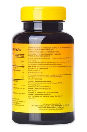 Omega 3 Fish Oil 1000mg Good Natural X 100 Capsulas
