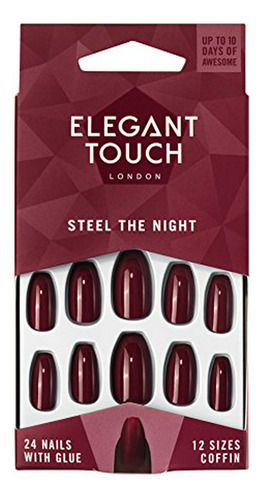 Patrones Para Uñas - Elegant Touch Colour False Nails, Steel