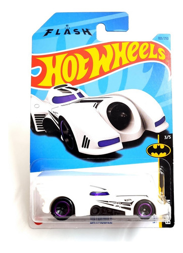 Hot Wheels Batmobile The Flash Batimóvil Blanco 103/250 2023