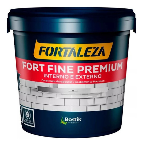 Rejunte Fort Fine Premium Fortaleza 2 Kg Branco