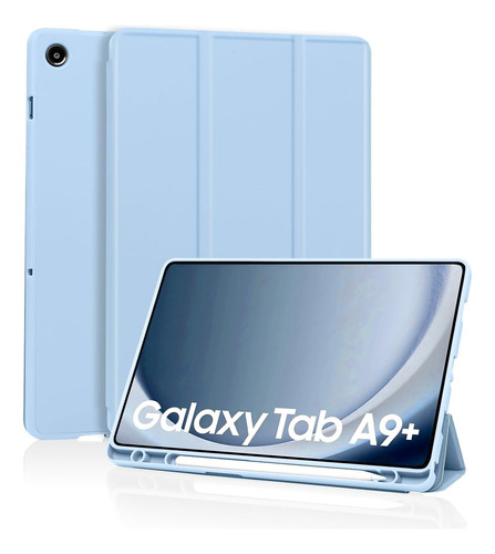Case Funda Estuche Para Galaxy Tab A9 Plus X210 X216 Celeste