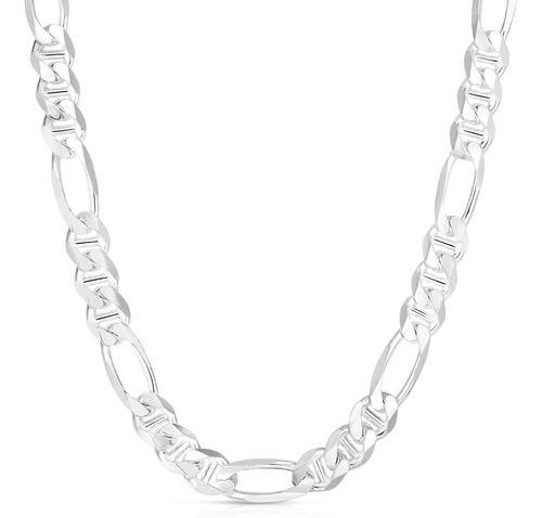 Verona Jewelers Collar Figarucci De Plata De Ley 925 Maciza,