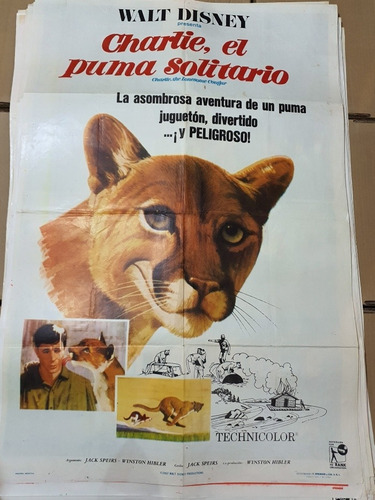 Afiche De Cine Original 1257-charlie; El Puma Solitario.