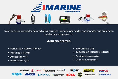Antena Marina Vhf Portátil Shakespeare 5911 Stowaway Blanco