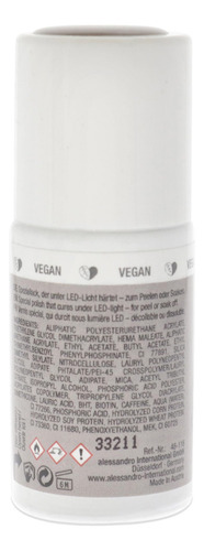 Alessandro Striplac Peel Or Soak Shimmer - 116 Mouse Grey Fo