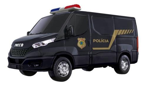 Brinquedo Furgão De Policia Iveco Daily Com Acessórios Usual