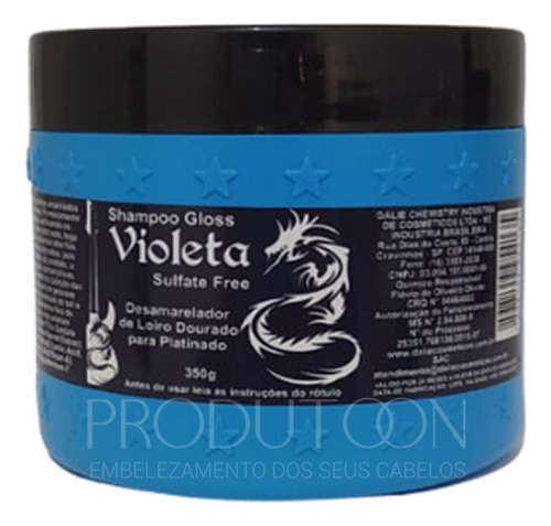 Shampoo Gloss Violeta Coiffer 300ml Matizador Loiras