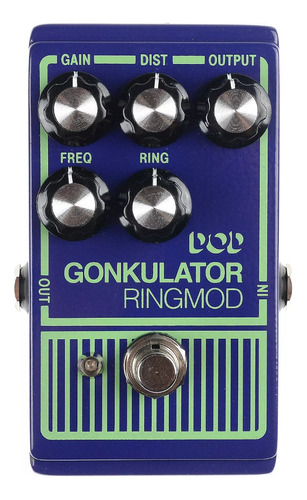 Dod Gonkulator Ring Mod Pedal Modulator Analogo Color Azul