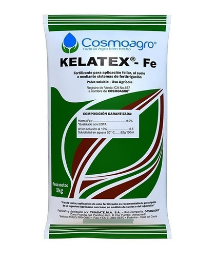 Kelatex Fe Fertilizante 100% (bulto Por X 10kg)