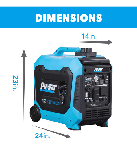 Pulsar Pg5000bisrco Generador Inversor Portátil De