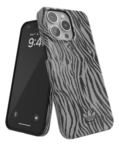 Protector adidas Para iPhone 15 Pro Max Atigrado Negro