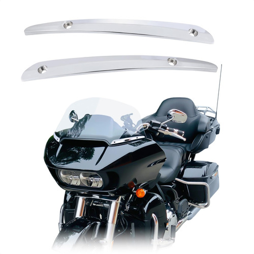 2pcs Motocicleta Windshield Side Trim - Mejorar El Estilo Y