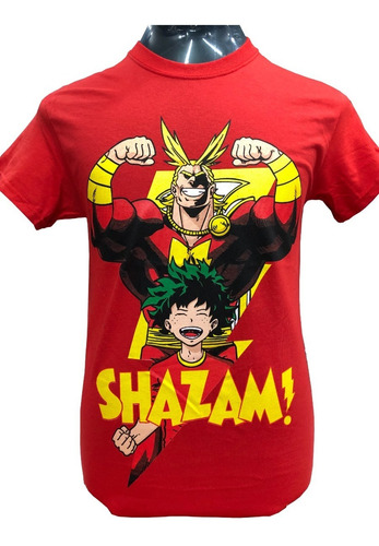 Polera Boku No Hero Academia De Heroes Shazam 