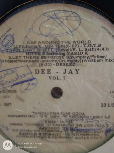 Vinilo Dee Jay Volumen 7 Yakid K Deskee E1