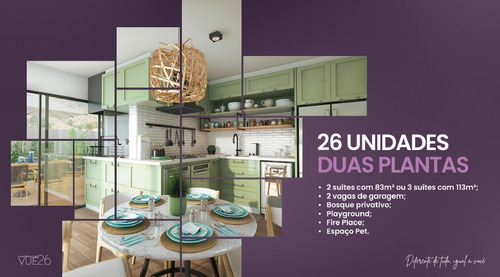 Imagem 12 de 15 de Casas Duplex Cond. Residencial Vuê 26 / Atibaia Ca-603