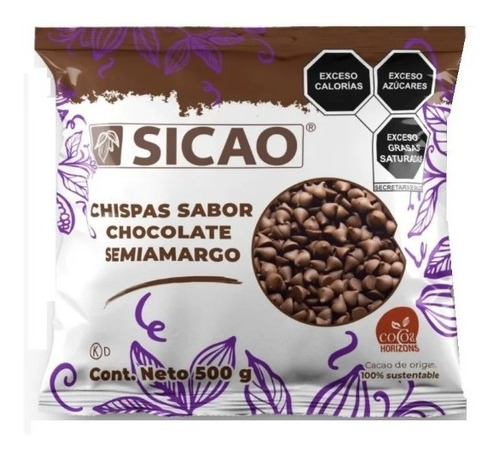 Chispas De Chocolate Semiamargo Sicao 500 G Barry Callebaut 