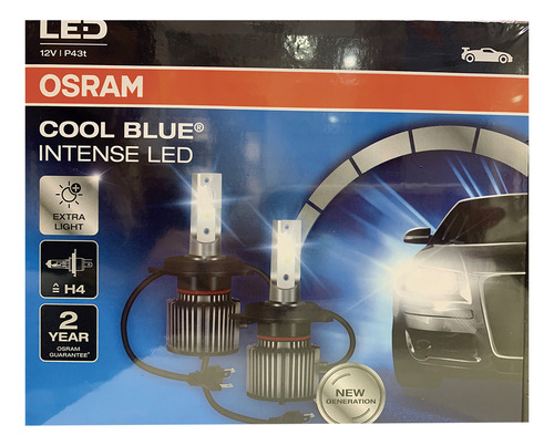 Lampara H4 Cool Blue Intense P43t 27w (x2) Osram 66204cwcbi