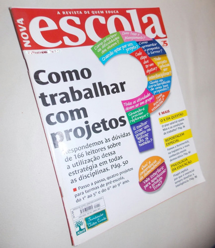 Revista Nova Escola 241 Como Trabalhar Com Projetos (Usado)