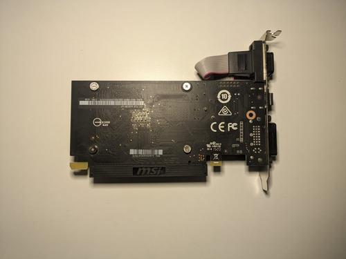 Nvidia Msi Geforce Gt 710 1gb (Usado)
