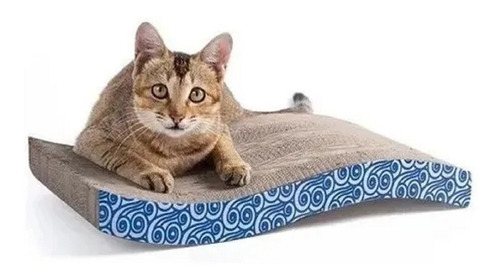Imagen 6 de 6 de Rascador Gato Cartón Corrugado Rascador Para Gatos Gimnasio