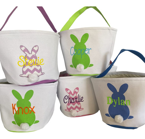 Canasta De Pascua Personalizada Niños, Bolsas De Regal...