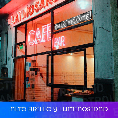 Imagen 4 de 10 de Cartel Led Programable C/mov Wifi Blanco Superbrillante