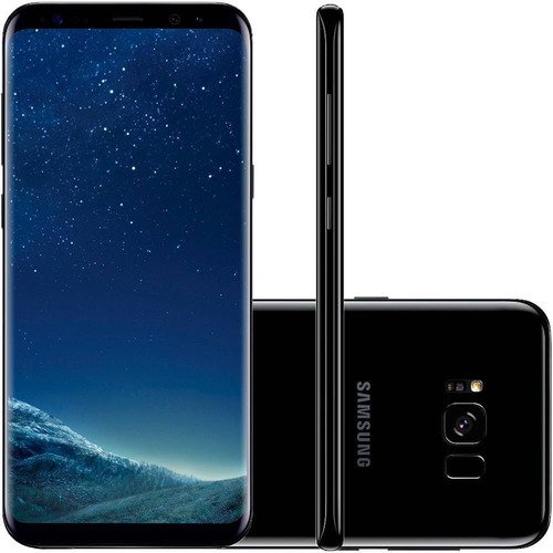 Celular Samsung Galaxy S8 Plus 128gb Preto + Capa Ametista