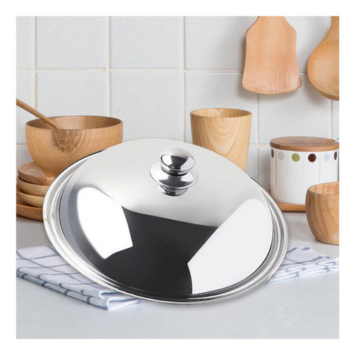 Para Para Tapa De Acero Inoxidable Para Sartén, 36 Cm, Tapa