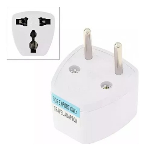 Set 2x1 Adaptador Enchufe Adaptador Corriente Chile