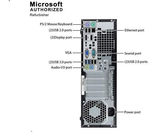 Imagen 2 de 7 de Hp Prodesk 600 Core I5-4570 8gb Ram 500gb Dd 4ta Generación