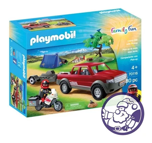 Playmobil Family Fun Campamento Con Pick Up 70116