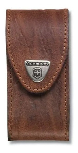 Estuche De Piel Para Cinturón Victorinox  4.0545 Café