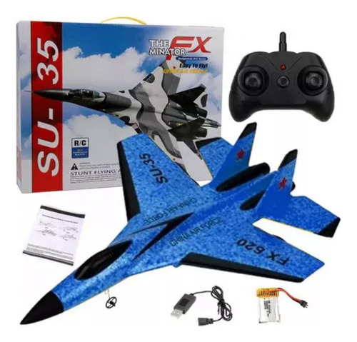 // // = Plano De Control Remoto The Minator Su35 Top Glider
