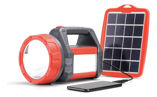 D.light T200 - Linterna Solar Porttil Y Cargador De Telfono