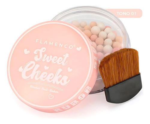 Rubor Blush En Perlas Satinado Bronceador Sweet Cheeks