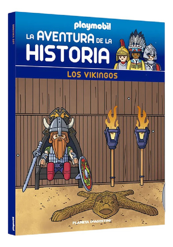 Playmobil Libro La Aventura De La Historia Vikingos + Figura