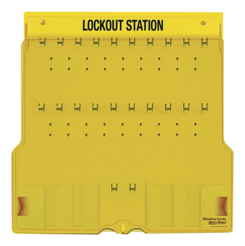 Master Lock 1484b - Estacion De Bloqueo Con Tapa  20 Unidad
