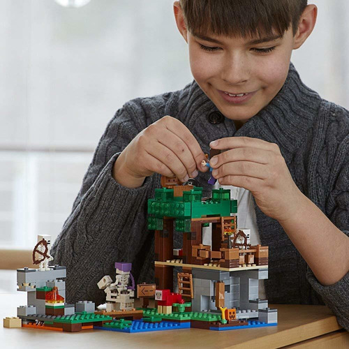 Lego Minecraft El Ataque Esqueleto Kit 21146 Edificio (457 P
