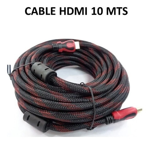 Cable Hdmi Reforzado 10 Mts