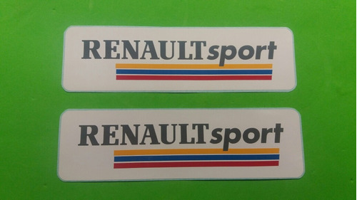 Renault Sport Calcomanias Stickers Jgo De 2 Tuning