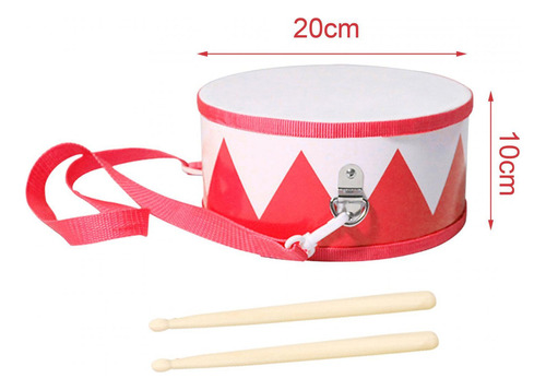 Juego De Tambor Para Niños De 8 Pulgadas, Tambor De Cintura