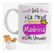 Comprar Taza Padrino Madrina Blanca La Mejor Madrina